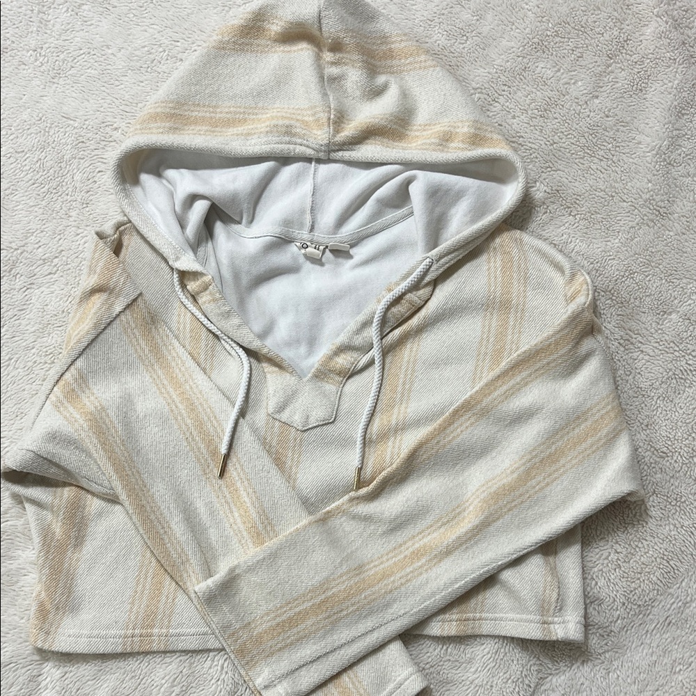 Roxy Cream Hooded Top